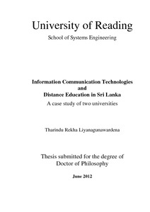 Thesis on ict in education