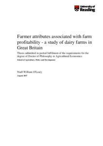 dissertation on farm management