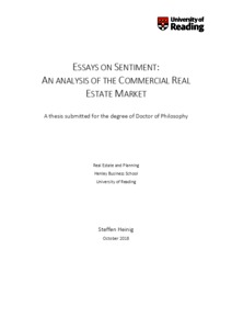 thesis for real estate